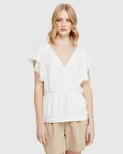 Bianka Lace Trim Top