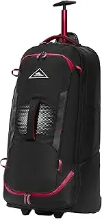 [High Sierra] Composite V4 Wheeled Duffle, Black/ Red, 84cm