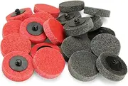 BHA Surface Preparation Quick Change Discs, 2 Inch - 10 Pack (Red (Fine))