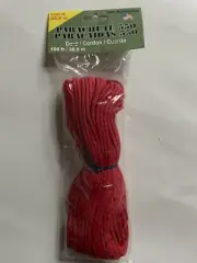 Pepperell Parachute 550 Cord 100 ft Red New