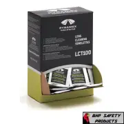 Pyramex Individually Packaged Lens Cleaning Towelettes, No Streaks, 100 Per Box