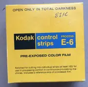 Kodak Control Strips Process E-6 35mm 100 ft. Exp. 10/84 NOS