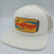 BBC Billionaire Boys Club Martin Ice Cream Hat Snapback Cap White Mesh Soda Can