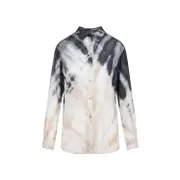 [Gabriela Hearst] Gabriela Hearst-Beige Camel Cashmere Ferrara Shirt-Donna 40 IT