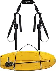 MOPHOEXII SUP Carry Strap，Heavy-Duty Adjustable Surfboard Carrying Strap,Hands-Free Longboard Carry Strap with Padded Shoulder Sling