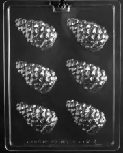 NEW PINE CONE PIECES CHOCOLATE MOLD fall theme festive thanksgiving pinecone