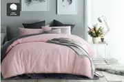 Accessorize Waffle Quilt Cover Set (Blush)