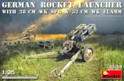 Miniart 1:35 German Rocket Launcher With 28 cm WK SPR & 32 cm WK FLAMM Model Kit