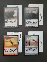 SIGNED MTG Artist Proof _Brom_ Tenth 10X Sketch _ LORD UNDEAD, PLATINUM ANGEL +2