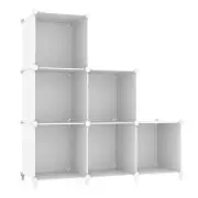AWTATOS Cube Storage Organizer Storage Cubes Shelves Bookshelf 6 Cube Closet Org