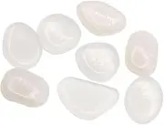 Kisangel Glow Dark Small Stones 100pcs Luminous Pebble Stones for Fish Tank Decorations Aquarium Pebbles Luminous Decorations