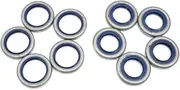 10 Sets/lot Crankshaft Oil Seal Set Compatible with Husqvarna 362 365 EPA 371K 372 XP 375 K 2063 2163 2065 2165 2071 2171