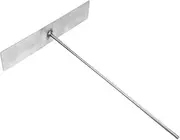 BESPORTBLE Fire Pit Cleaning Rake Fireplace Cleaning Supply Household Coal Scraper Ash Scraper with Handle Coal Ash Shovel Charcoal Grill Ash Rake Fireplace Accessory Fireplace Cleaner