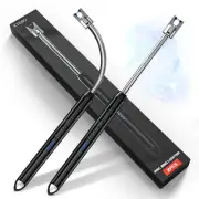 2 Pack Plasma Arc Electric Lighters Rechargeable - USB Long Reach - Candles, BBQ