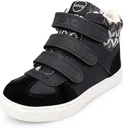 UOVO Boys Winter Boots Boys Hiking Boots Shoes Waterproof Boys Boots Sneakers Kids Outdoor Winter Shoes Hi Top Boys Snow Boots Slip Resistant (Little Boys/Big Boys)