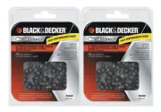 Black and Decker 2 Pack Of Genuine OEM Replacement Cutting Chains, RC600-2PK