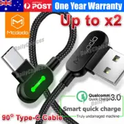 Mcdodo Braided USB Type-C Fast Charger Cable Cord Samsung S22 S21 Note 20 Ultra