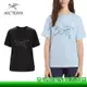 【全家遊戶外】Arcteryx 始祖鳥 女 Arc'Logo 短袖休閒Tee 黑 青天藍 X000006706-30443 有機棉T 柔軟 短袖上衣