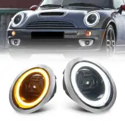 LED Headlights Assembly Front Lamp for Mini Cooper 2001-2008 1st Gen R50 R52 R53 (for: Mini)