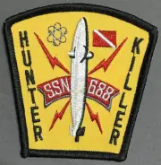Atomic Submarine Los Angeles SSN 688 Hunter Killer patch