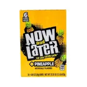 Now & Later Changemakers Chewy Pineapple 24 Count - 6 Pieces