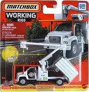 [Matchbox] GMC C8500 Topkick Tree Trimming Truck, Working Rigs 16/16 [White]