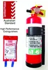 Brand New Fire Extinguisher 1kg & Fire Blanket 1x1