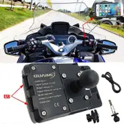 For BMW R1200RT R1200 RT 2010-2017 R1250RT R1250 RT 2019 Motorcycle USB Charger Mobile Phone Holder Stand Bracket 40-63 inches