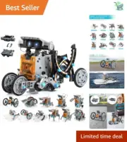 Creative Solar Robot Building Kit - 14 Robots to Construct for Ages 8-12