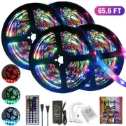 Led Strip Lights 66.4ft RGB Led Room Lights 5050 Led Tape Lights Color Changing
