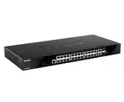 D-Link DGS-1520-28/E 28-Ports Gigabit Smart Managed Switch - Switch
