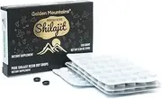 Premium Pure Shilajit Dry Drops by Siberian Green Altai "Golden Mountains" - 120 Count (200 mg) Authentic Safety & Quality Certificate - US Lab Tested Fulvic Acid
