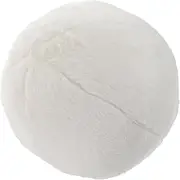 JOINPAYA Plush Spherical Pillow Cozy Soft Ball Cushion for Couch Decor Versatile Use Living Room Hotel Easy to Clean Modern Design Rabbit Fur