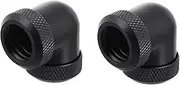 2Pcs Rotary Brass Fitting for Water Cooling System Lightweight and Durable Water Cooling Kit for Computer and Corrosion Resistant Easy Installation
