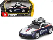 Porsche 911 Dakar #953 Roof Rack Race Series Bburago 1/24 Diecast Model Car