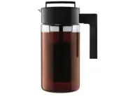 Takeya 10310 1 Quart Cold Brew Coffee Maker- Black Lid Pitcher