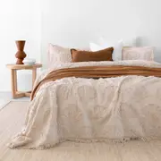 Bambury Hydra Coverlet Set Pebble