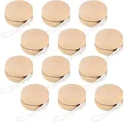 QUMIIRITY Yo-yo Balls Toy for Boys and Girls 12pcs Wooden Balls Drawing Boys and Girls Painting Toys Hand-Painted Coordination Game
