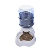 YES4PETS 3.8 L Gravity Pet Dog Cat Food Feeder Bowl Dispenser