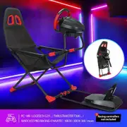 Racing Simulator Wheel Stand Sim Steering Gaming Foldable Adjustable Seat Cockpit Xbox Logitech Thrustmaster PS2 PS3