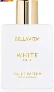 Bellavita Luxury White OUD Perfume for Women (3.48 Fl.Oz) | Vanilla, Amber & Whi