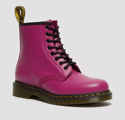 Dr. Martens® Women's 6 Regular 1460 Mono Boot in FUCHSIA Smooth Leather