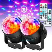 Sound Activated Party Light & Remote Control Dj Lighting Ball Strobe Lamp 3 Mode