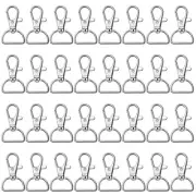 Key Chain Clip Hook, D Ring Clip Keychain Lanyard Swivel Snap Hooks Clip on K...
