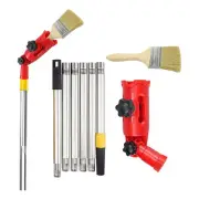 Multi-Angle Paint Brush Extension Pole Kit Handheld Paint Tool Extender9651