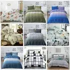 100% Cotton Doona Duvet Quilt Cover Set Single/Double/Queen/King Size Bedding
