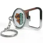 Marshall Metal Key Chain And Bottle Opener W/domed Insert - "Herd"