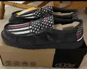 Hey dude wally midnight flag Mens Size 9
