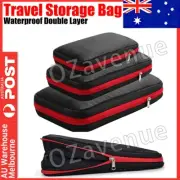 Electronics Travel Organizer Storage Bag Double Layer Universal Traveling Gear