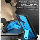 Case For Moto G Play 2023 Dual Layer Shockproof Stand Phone Cover Light Blue